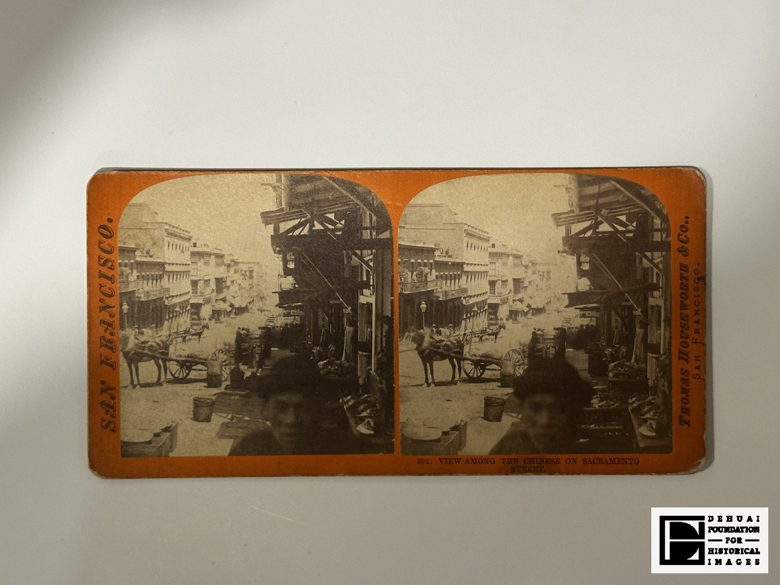 TFA-CA-105 — Mount face, orange stock, series number 392 at the right edge.
